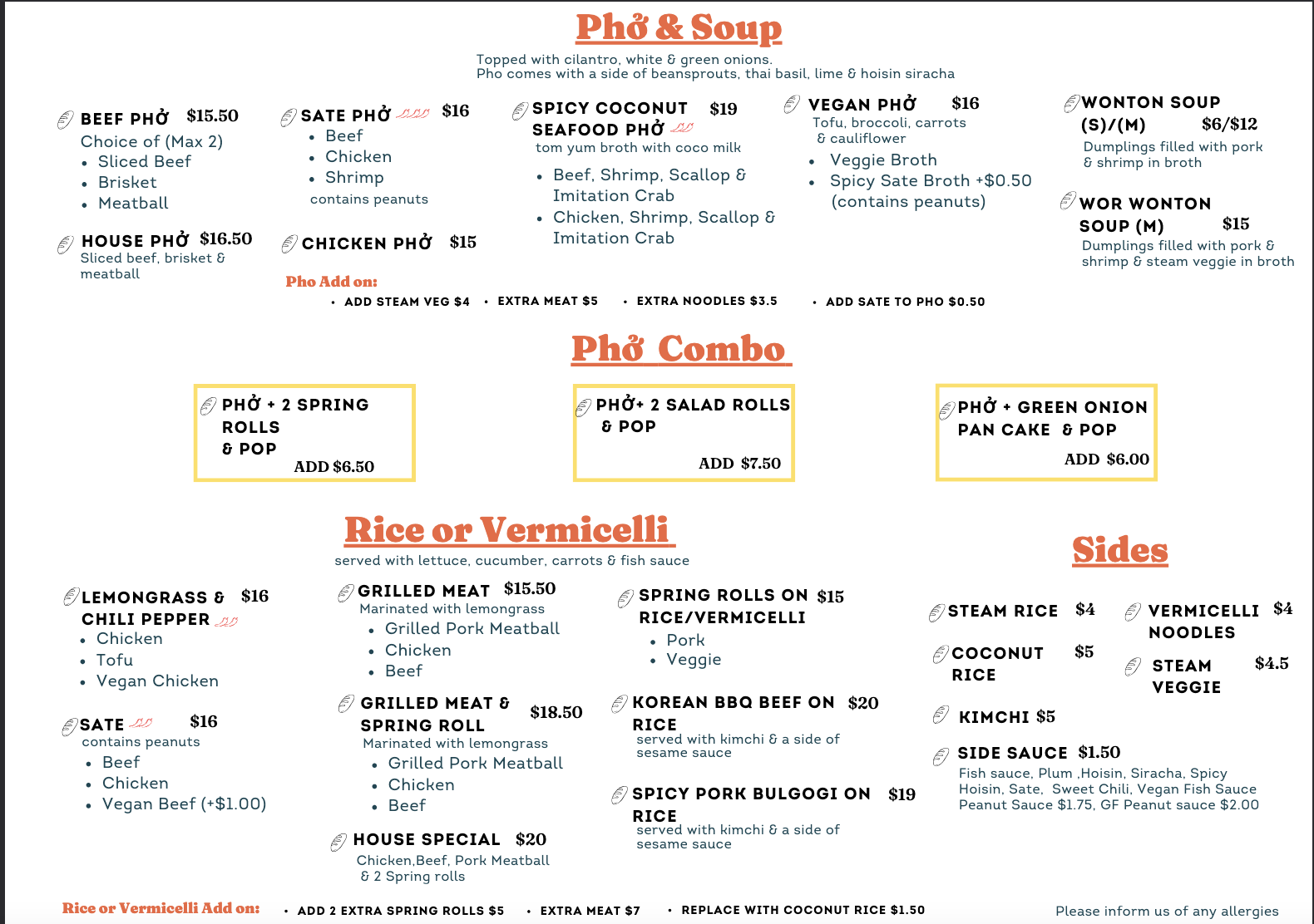 Banhmiday Menu Banh Mi Day - Menu - Page 1